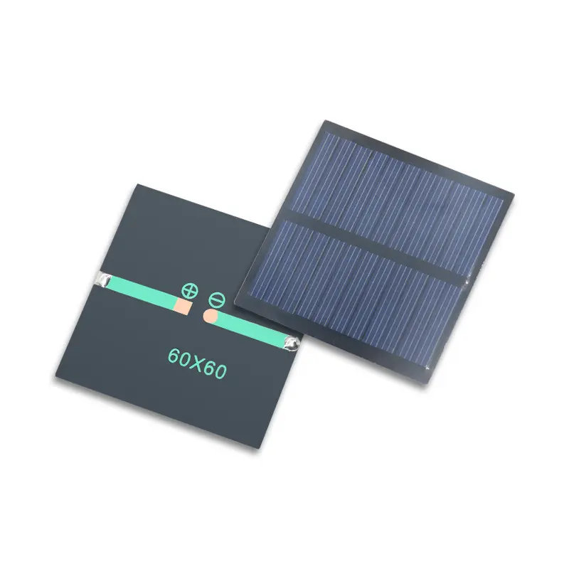 60*60 5.5V 80MA Custom made small size 1V 2V 3V 5V 1W 2W 3W mini solar panels/ solar cells DIY Toys mini raw solar panel cell