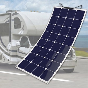 柔性太阳能电池板100瓦柔性pannello solarle <span class=keywords><strong>12v</strong></span>船用太阳能电池板柔性100 W阳台