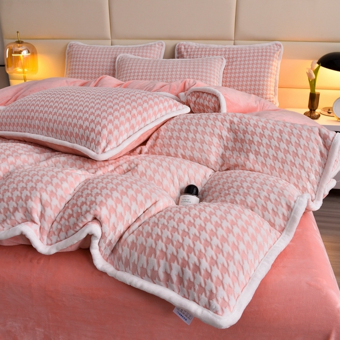 Pied de poule-rosa