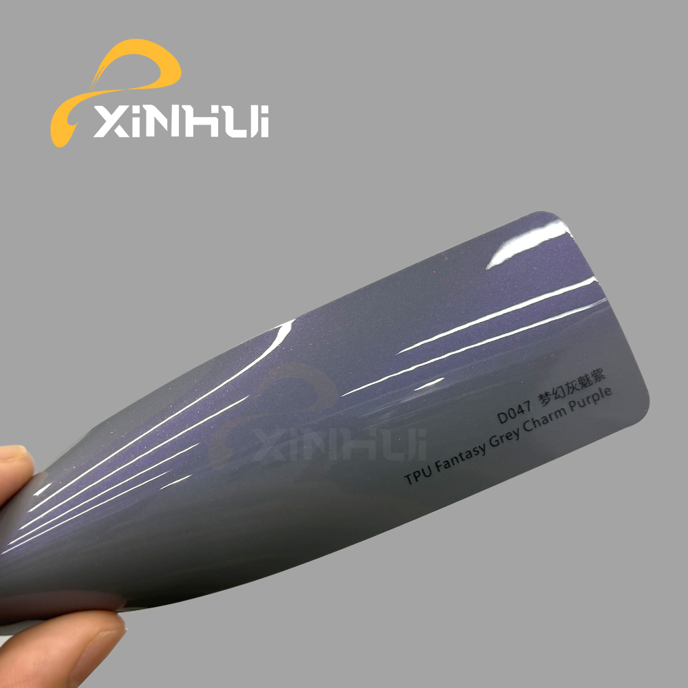 TPU Fantaisie Gris Charme Violet