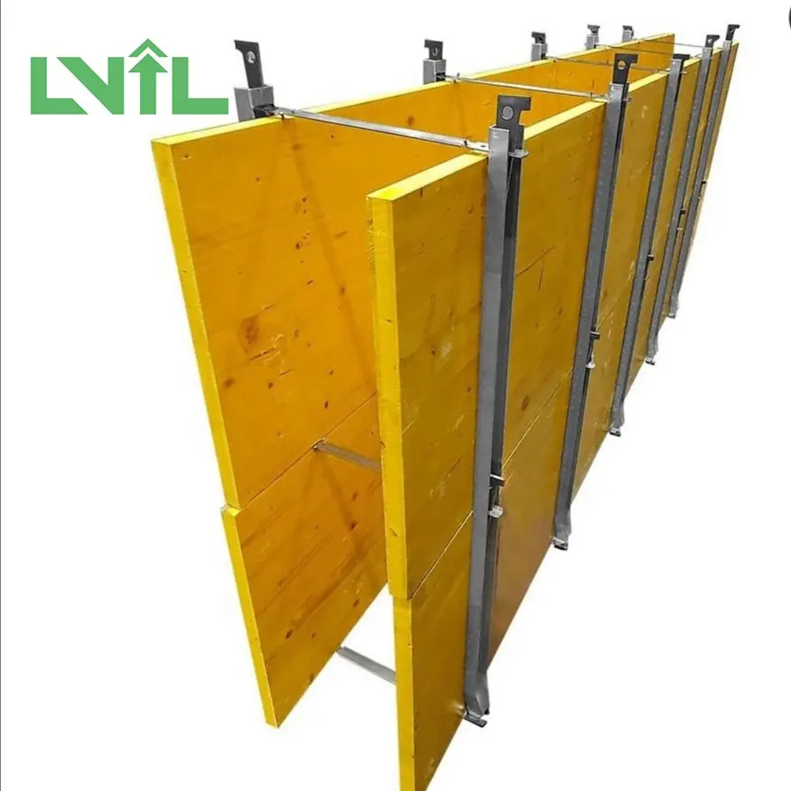 Materiales de construcción LVIL Madera contrachapada de tres capas amarilla Estructura de paneles de 3 capas 9 + 9 + 9 mm sin marco