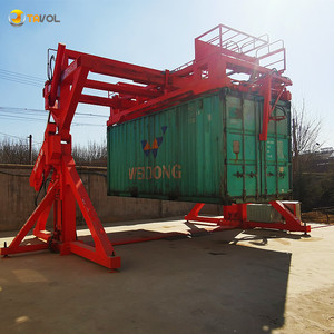 China Scrap Metal <strong>Container</strong> Flip 20ft <strong>Container</strong> Tilter for <strong>Loading</strong> and Unloading Bulk Material - Product Image 6