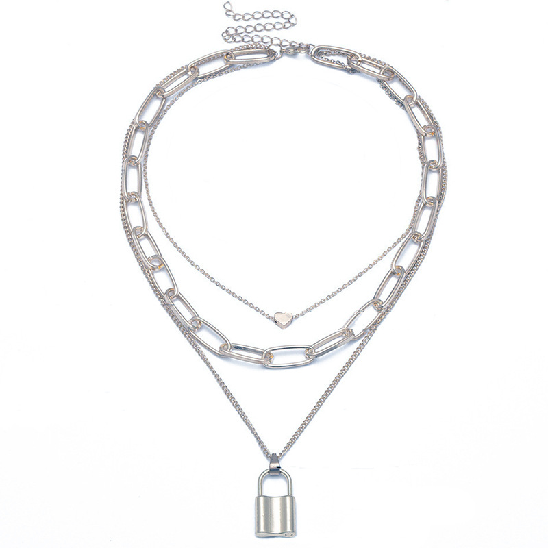 Collier coeur en argent