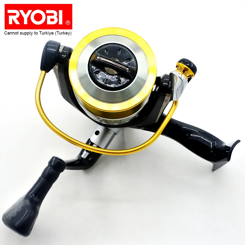 Ryobi girando agua salada aire impermeable carrete de pesca