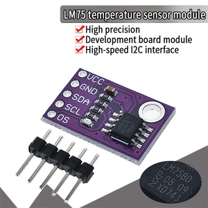 LM75 LM75A温度センサー高速I2Cインターフェース高精度開発ボードモジュール - Product Image 1