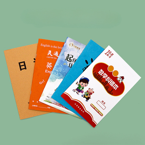 学校作业英语拼音教育定制A5双面方形学生记事本练习耐用纸套 - Product Image 3