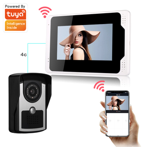Timbre de intercomunicador de vídeo WiFi inteligente de alta definición controlado remotamente por sistema de seguridad de teléfono móvil