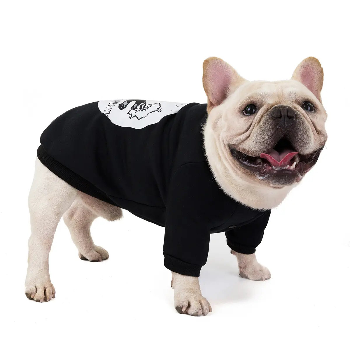 Pet Clothes Dog Clothes Autumn And Winter New Beijing Baba Shar-Pei Bulldog Naughty Boy Sweatshirt