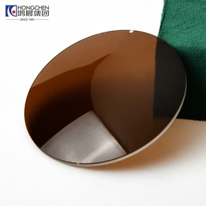 HONGCHEN kaca Mineral 1.523, kacamata matahari berwarna penglihatan tunggal Uc 65mm lensa optik - Product Image 1