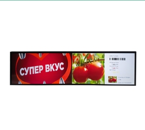 Ультраширокий рекламный экран Android инфракрасный растянутый ЖК-дисплей для супермаркета, розничная полка, ЖК-дисплей - Product Image 1