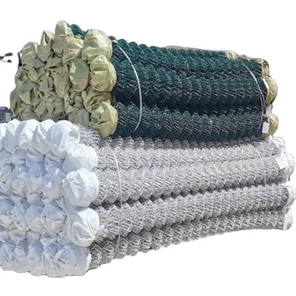 Hochwertiger gebrauchter Maschendraht draht geflecht feuer verzinkter PVC-beschichteter Maschendraht zaun
