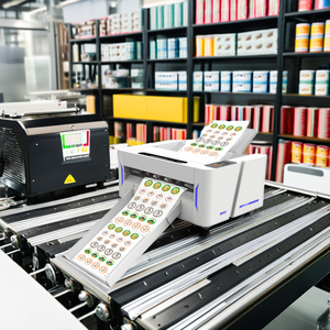 Teneth A3MAX4-<strong>D</strong> Servo Motor Automatic Feeding Label Cutting Plotter Machine High Speed Sticker Die <strong>Cutter</strong> With CCD Camera - Product Image 1
