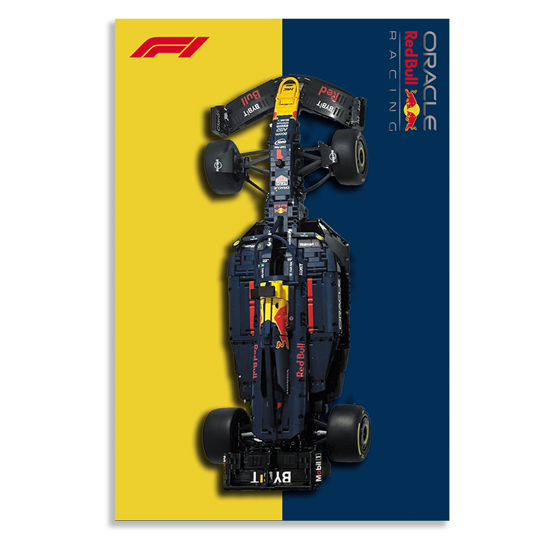 red bull f1-d model does not include building block car