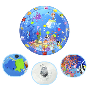 Joyee Nieuw Ontwerp Grote Ronde Vorm Milieuvriendelijke Pvc Opblaasbare Buik Tijd Water Mat <span class=keywords><strong>Baby</strong></span> Water Mat Kids Waterspeelmatten Speelgoed - Product Image 3