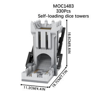 MOC1483 MOC1484 Self-loading <strong>Dice</strong> Tower Dungeons and Dragons Role-playing Board <strong>Game</strong> Assemble Creative Building Blocks Kids <strong>Toys</strong> - Product Image 5