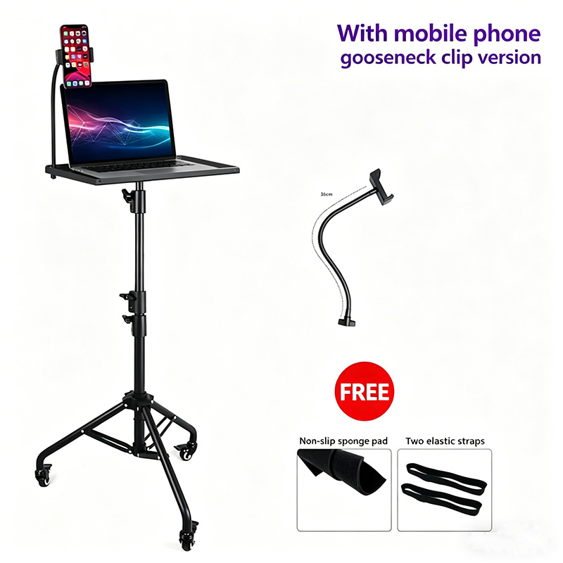 with mobile phone gooseneck clip