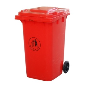 240 litre HDPE plastik Wheelie yeşil çöp kutusu ayakta yapı geri dönüşüm çöp tenekesi tekerlekler çöp kovası ile - Product Image 2