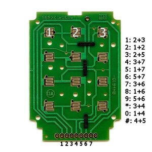 Smart Electronics 12 <strong>Key</strong> 4*3 Membrane Switch Keypad 4 X 3 Matrix Array Matrix <strong>Keyboard</strong> ABS Plastic <strong>Numeric</strong> <strong>Keyboard</strong> - Product Image 3