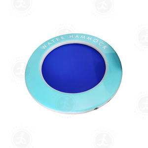 10ft Round Inflatable Floating Dock Stable Platform Raft Swimming Pool Mat With <strong>Mesh</strong> Dog <strong>Ramp</strong> - Product Image 5