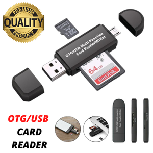 适用于Android手机平板电脑的sd卡读卡器微型USB OTG至USB 2.0适配器存储卡读卡器 - Product Image 2