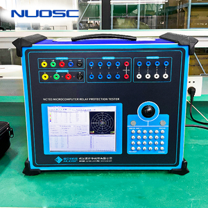 Unidad de calibración de protección de relé trifásico de alta precisión NUOSC Relé de prueba de automatización de 220V para subestación de Indonesia