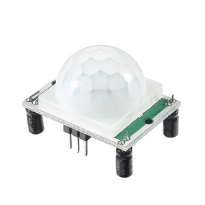 Sensor de movimiento PIR infrarrojo piroeléctrico IR, ajuste de HC-SR501, módulo Detector para Arduino, Kits de Raspberry Pi + funda