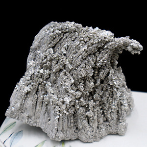 Tinh thể tự nhiên <span class=keywords><strong>Bismuth</strong></span> Bạc magiê kim loại đồ trang trí khoáng sản mẫu - Product Image 3