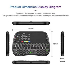 M9 Mini <strong>Keyboard</strong> With Touchpad for <strong>Android</strong> TV Box Smart TV PC Ipad Voice Search LED Backlit <strong>Keyboard</strong> Wireless Remote <strong>Control</strong>