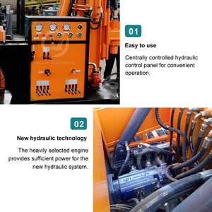 OCEAN Mobile Mining Pneumatic Rock Hammer Small Borehole DTH <strong>Drill</strong> <strong>100m</strong> Drilling Machines