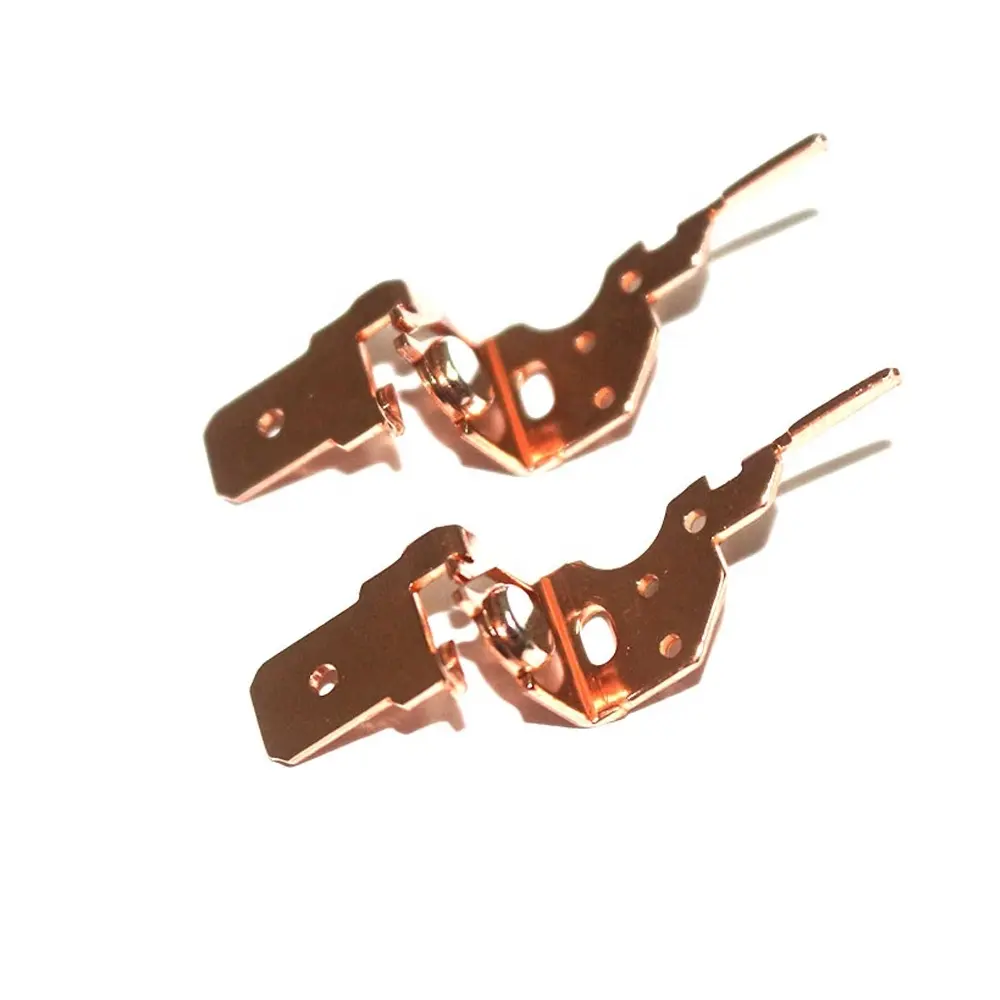 Interruptor elétrico de relé de matriz de cobre, contato elétrico bimetálico de prata
