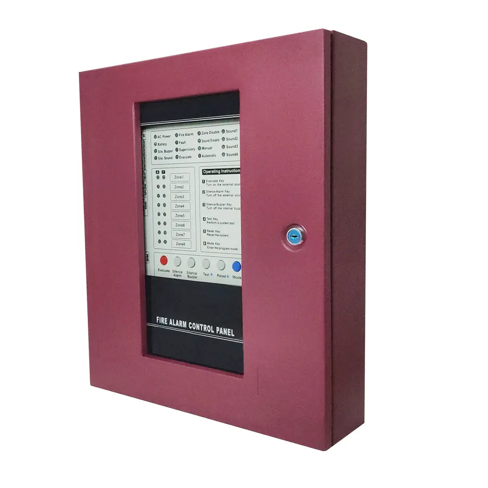 4-зональная интеллектуальная домашняя спутниковая система безопасности Mircom, обычная панель управления пожарной сигнализацией