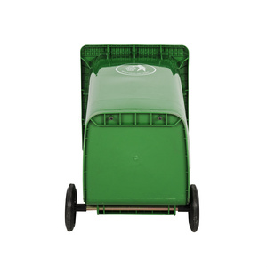 240 litros grande verde al aire libre calle parque contenedor de residuos reciclaje HDPE Pedal plástico basura/cubo de basura para público - Product Image 5