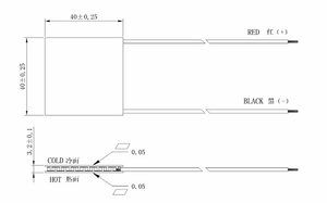 מכונת TEG1-199-1.4-0.8-250 teg sebeck אפקט מודול שכבה עץ תנור טמפרטורה גבוהה גנרטור חשמל תרמואלקטרי טמפרטורה גבוהה גנרטור - Product Image 3