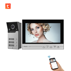 3 Apartments Tuya Smart Doorbell Wifi 7&quot; <strong>Indoor</strong> <strong>Intercom</strong> Monitor Door Phone <strong>System</strong> 4 Wire Video Door Phone <strong>Intercom</strong> <strong>System</strong> - Product Image 1