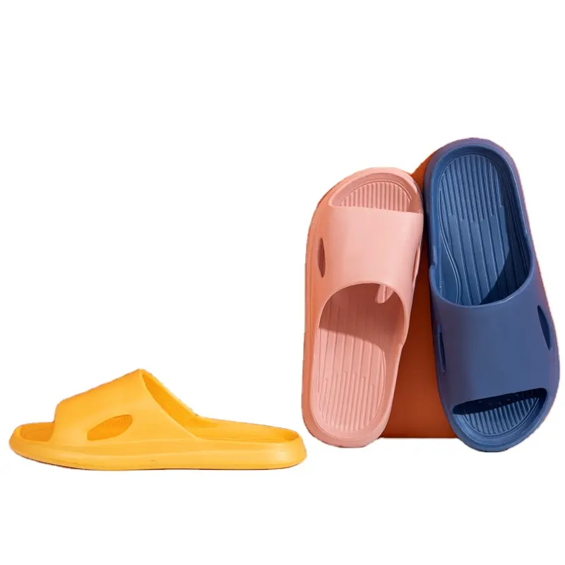 2023 hot selling Sandals Custom Slide Spa For Leather Latest Foam Luxury With Your Logo Garden And Beach Anti-Slip Slippers