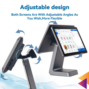 Windows/Android 15.6 + 15.6 "dokunmatik ekranlar yazıcı ile POS makinesi, dokunmatik hepsi bir, pos Systema, restoran yazarkasa - Product Image 3