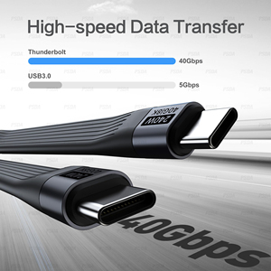 13CM <strong>USB</strong> 4 Cable Key Chain 5inch for Thunderbolt 4 Short <strong>USB</strong> C Cable with 240W PD Fast Charging 40Gbps Data Transfer 8K60Hz - Product Image 3