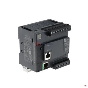 Controlador lógico programable TM221CE16R (PLC) - 16 E/S, diseño compacto expandible, sistema de control de automatización industrial