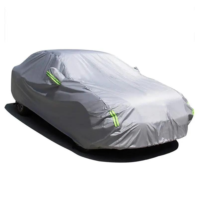 Cubierta de pvc recubierta para coche, previene el calor, frío, sol, lluvia y nieve, media cubierta automática
