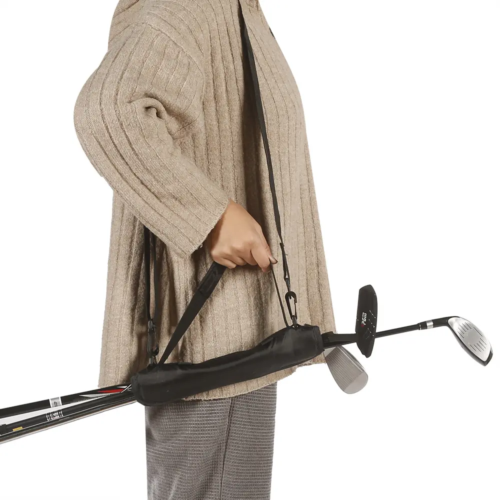 Grosir tahan lama tas staf Golf nilon portabel tas Golf membawa murah tas klub Golf dengan tali