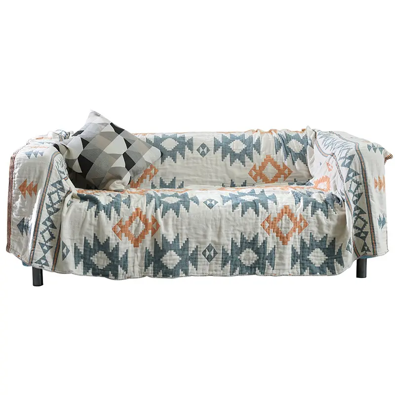 Газовое одеяло, одеяло в европейском стиле, хлопковая пряжа, чехол для дивана