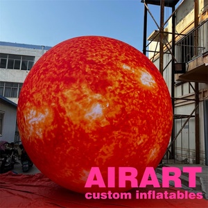 Dokuz gezegen simülasyon şişme balon dev şişme gezegen topu özelleştirmek şişme güneş - Product Image 5