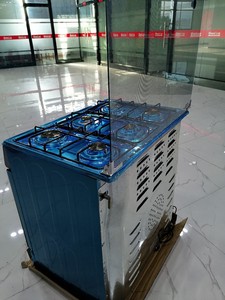 独立式六头燃气灶120L立式一体式烤箱电源厨房用自动点火放电 - Product Image 6