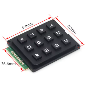 SCM-Tastatur schlüssel matrix 4*4 Industrielles Tastatur modul mit 16 Tasten Industrielles Tastatur reihen-und Säulen abtast modul - Product Image 6