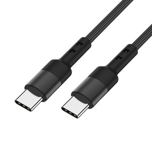 2025新款超级充电60W USB C电缆尼龙编织电脑手机笔记本电脑平板电脑尺寸0.3M 0.5M 1M