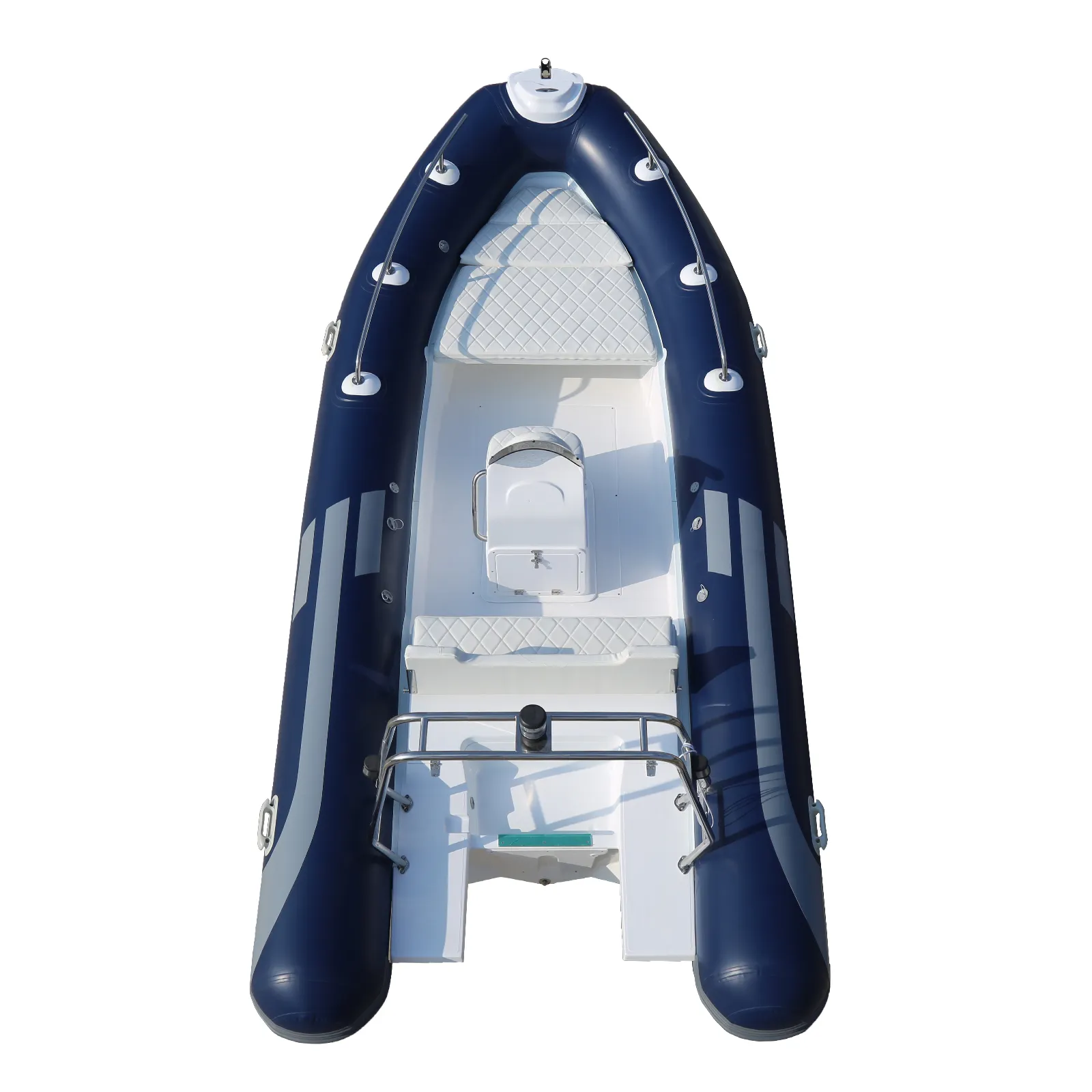 China Rowing Yacht Rib Angeln Fiberglas Motor Luxus Starre neue Ponton Jet Rib Boot mit maßge schneider ten Logo