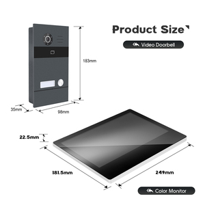 Tuya Smart 2-Wired <strong>Video</strong> Doorbell with <strong>Intercom</strong> <strong>System</strong> for Multi-Apartments <strong>Building</strong> <strong>Video</strong> Door Phone <strong>Intercom</strong> for Homes - Product Image 3