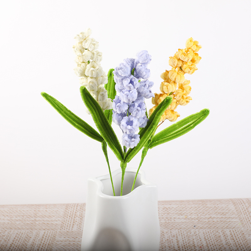 #9 spazzola per la pulizia del tubo Fluff denso fiori finiti