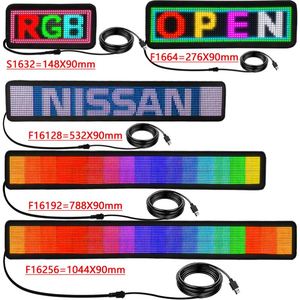 แผงไฟ LED แบบยืดหยุ่นได้สำหรับโฆษณาแผงไฟ LED แบบอ่อนแสดงข้อความเคลื่อนไหวดิจิทัลเต็มรูปแบบแอปโปรแกรมได้ไฟทิกเกอร์ LED - Product Image 6