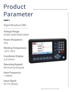 DITRON scale lineari codificatore ottico con funzione EDM 2 3 assi tornio LCD digitale lettura DRO - Product Image 6